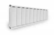 Алюминиевый дизайн радиатор SILVER S 300 (6 секций) боковое подключение