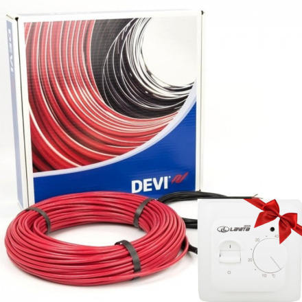 Одножильный кабель DEVIbasic 20S/131m (для теплого пола)