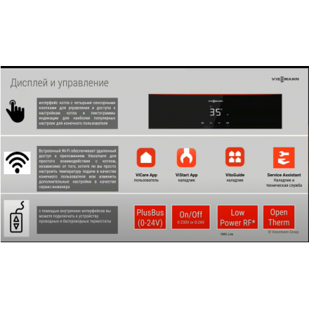 Конденсационный котел Viessmann Vitodens 100-W B1HF 32 кВт одноконтурный