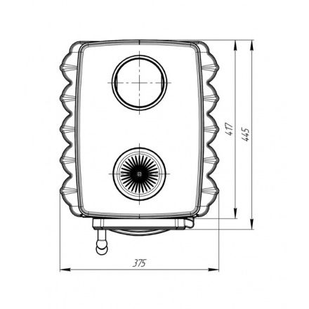 Печь отопительная ProMetall Бахтинка (серая)