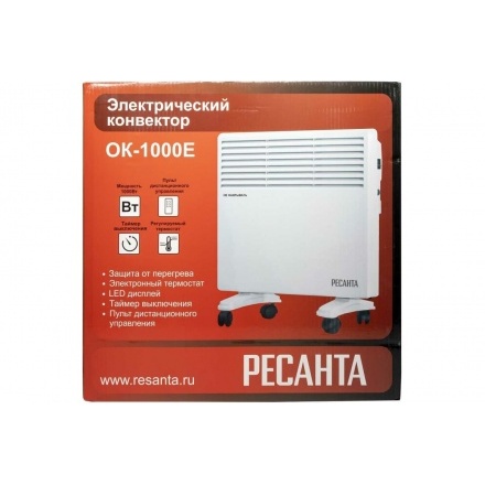 Конвектор электрический Ресанта ОК-1000Е LED 67/4/12