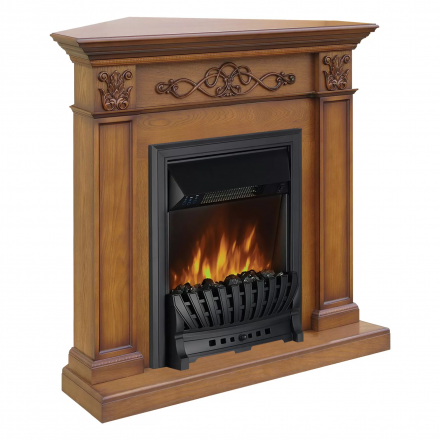 Каминокомплект Verona Corner STD-ASP с электрокамином Royal Flame Aspen Black