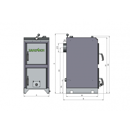 Твердотопливный котел Sakovich Standart PRO 14