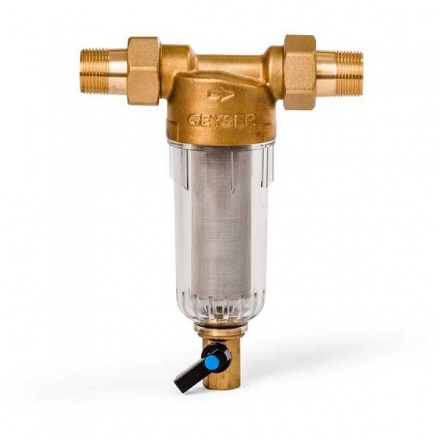 Фильтр Гейзер-Бастион 111 3/4' (для холодной воды d60) с манометром