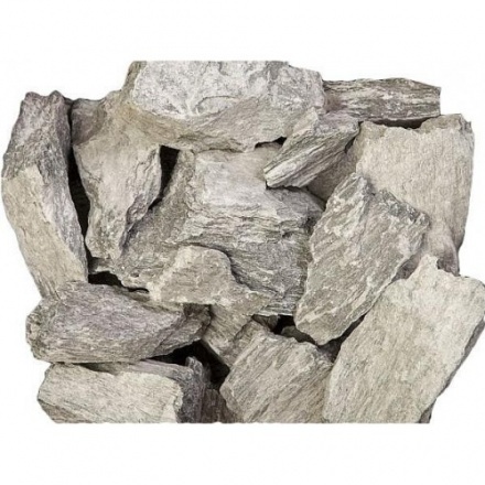 Камни для бани TALKORUS Талькохлорит колотый 20 кг, мелкий (50-90мм)