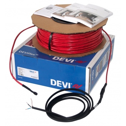 Одножильный кабель DEVIbasic 20S/91m (для теплого пола)