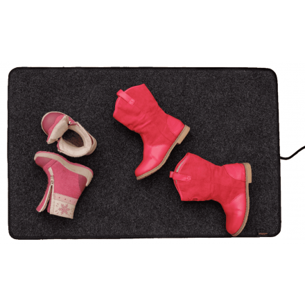Мобильный нагревательный коврик Теплолюкс-carpet сушит обувь