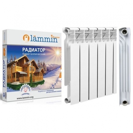 Радиатор алюминиевый Lammin Eco AL-500/80
