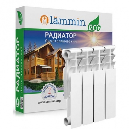 Радиатор отопления биметаллический Lammin ECO BM-350/80
