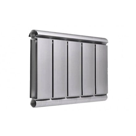 Алюминиевый дизайн радиатор SILVER S 300 темное серебро муар