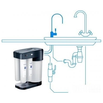 Автомат питьевой воды Аквафор DWM 102S Pro Морион (черный)