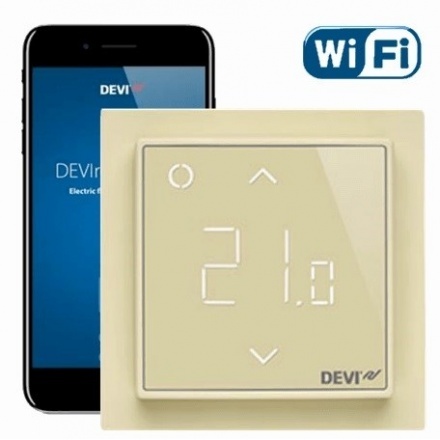 Терморегулятор DEVIreg Smart с Wi-Fi (бежевый)