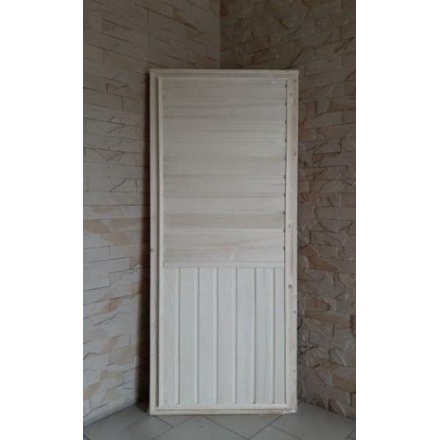 Дверь для бани глухая 1900x700 мм Осина