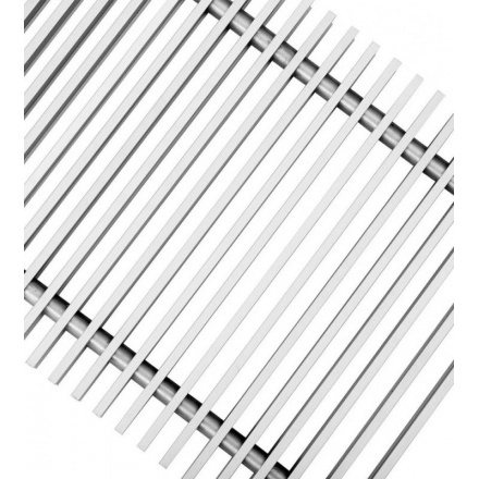 Декоративная решетка Techno Стандарт 250 мм серебро