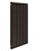 Алюминиевый дизайн радиатор SILVER S 1200 шоколадный муар