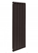 Алюминиевый дизайн радиатор SILVER S 1800 шоколадный муар