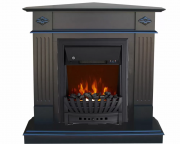 Каминокомплект Brighton Corner STD-ASP с электрокамином Royal Flame Aspen Black