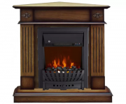 Каминокомплект Brighton Corner STD-ASP с электрокамином Royal Flame Aspen Black