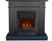 Каминокомплект Brighton STD-ASP с электрокамином Royal Flame Aspen Black