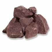 Камни для бани TALKORUS Малиновый кварцит колотый 20 кг, мелкий (50-90мм)