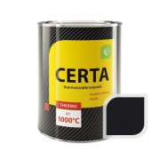 Термостойкая краска CERTA черная 0,8 кг