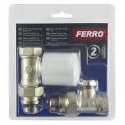 Термостатический комплект 1/2 прямой Ferro ZTB01